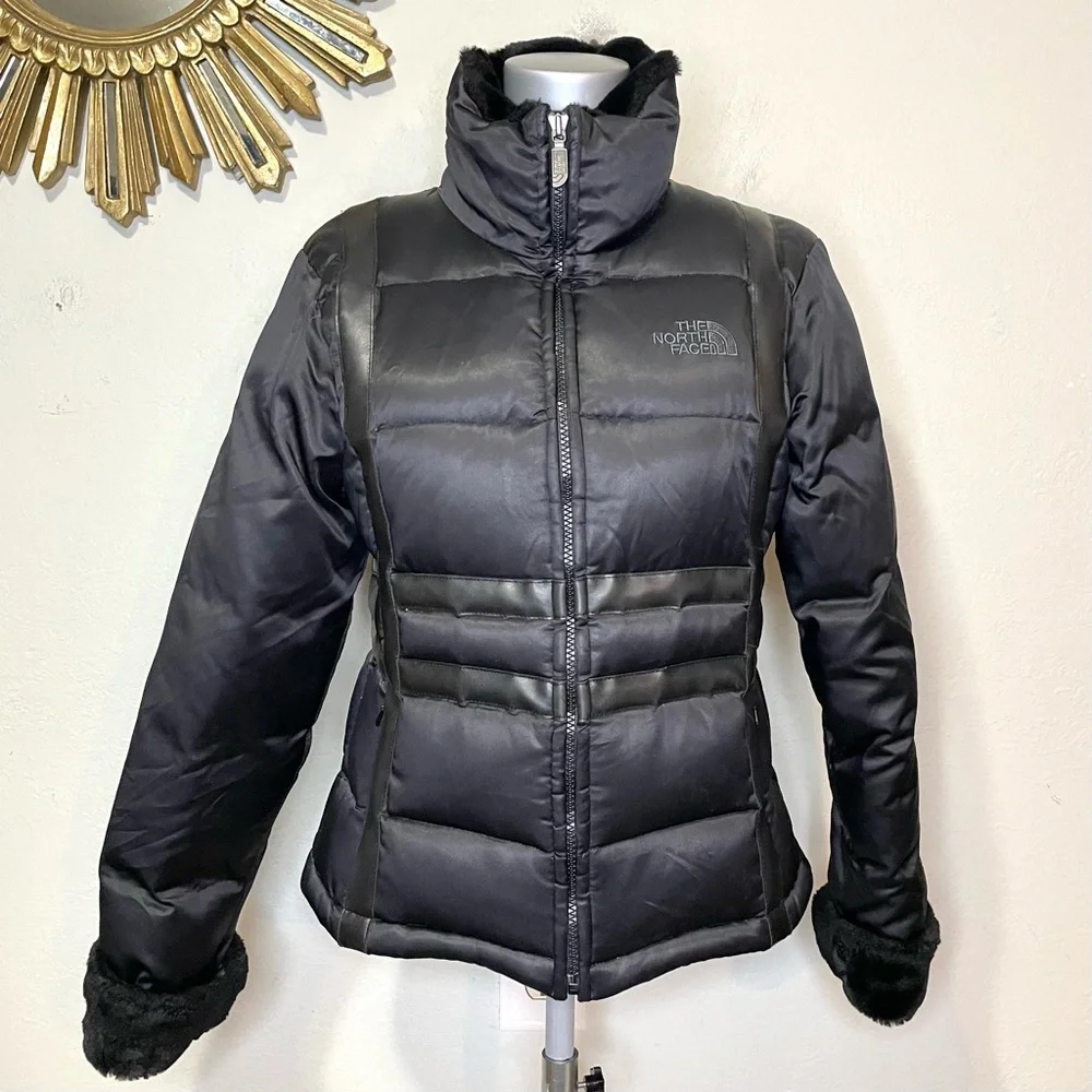 The North Face Black Puffer Jacket Vintage - Picture 2 of 16